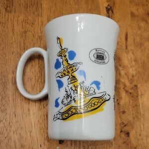 Raffles Singapore Travel Collector Mug with Fountain Design